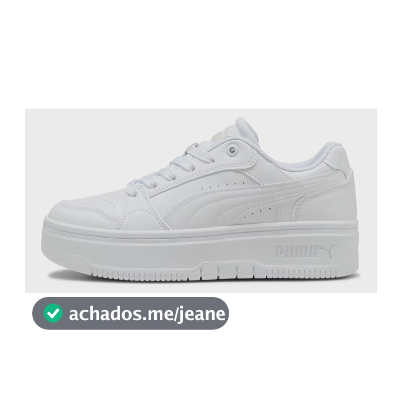 Tênis Feminino Rebound Femme Low Bdp Puma Branco Liso 38
