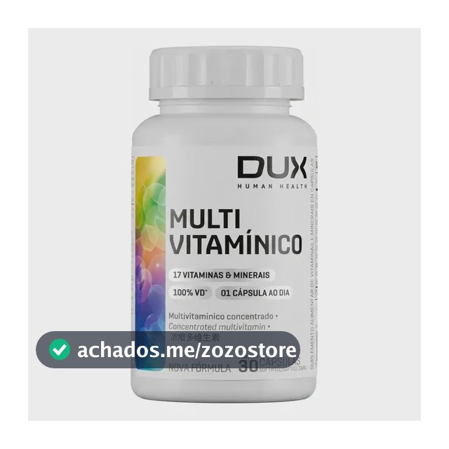 Multivitamínico - Pote 30 Cápsulas Dux Nutrition