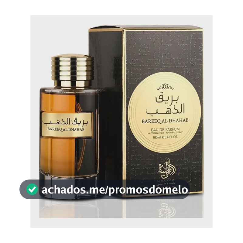 Bareeq Al Dhahab Al Wataniah Perfume Árabe 100ml Eau De Parfum