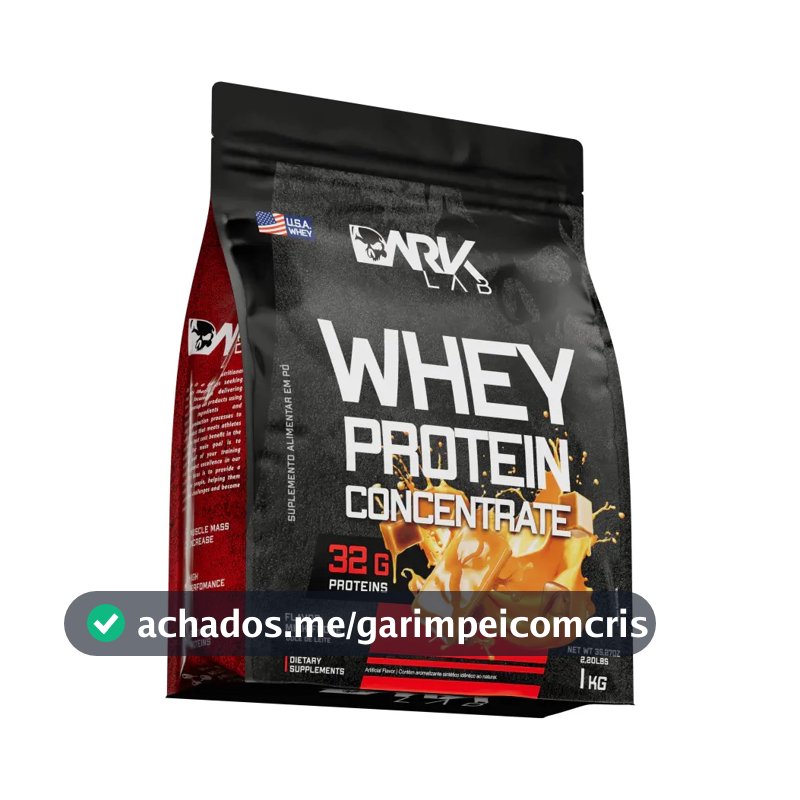 Whey Protein Concentrado 1kg Dark Lab Sabor Doce de leite