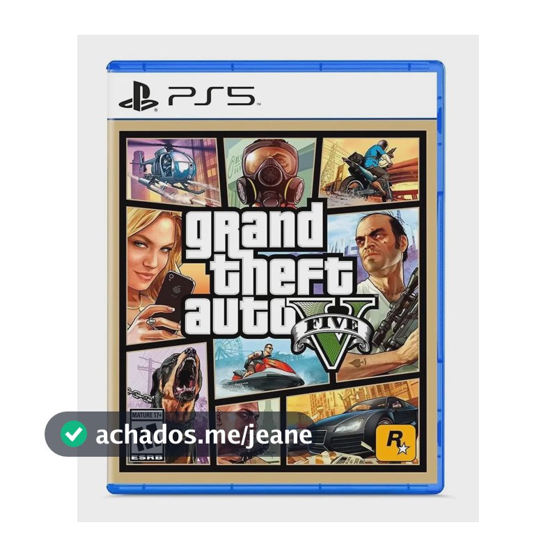 Grand Theft Auto V Gta 5 Ps5 Midia Fisica