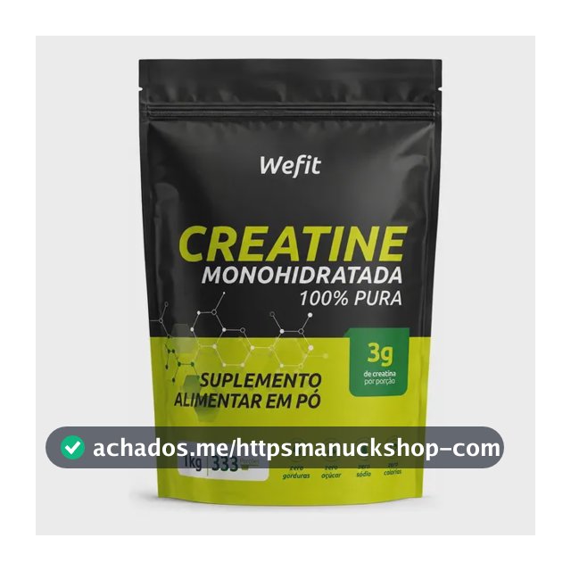 Creatina Wefit Em Pó Sem Sabor X 1kg