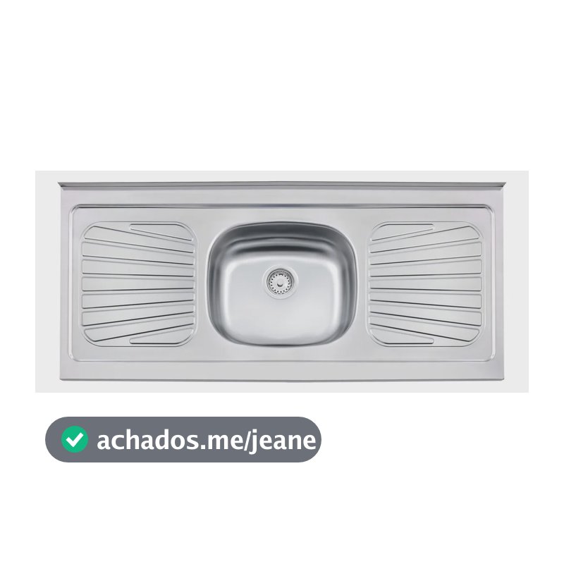 Pia Cozinha Inox 120x52 Tramontina Raggi Reforçada