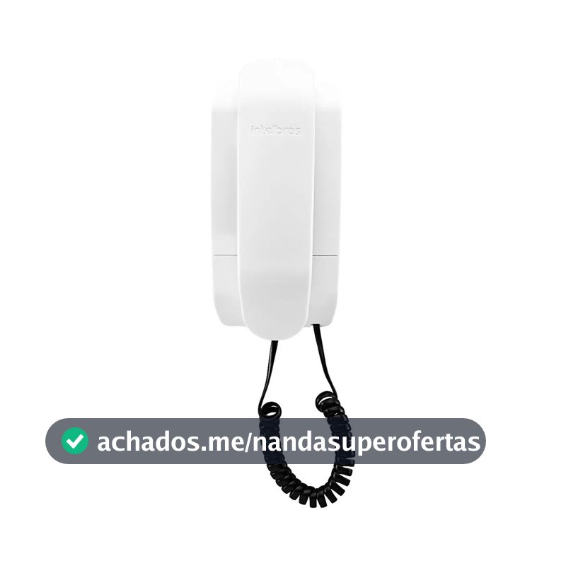Extensão De Áudio Intelbras 1010 Ea Para Vídeo Porteiro Cor Branco