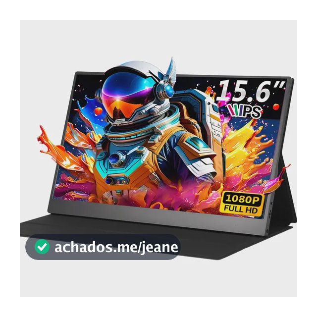 Monitor Gamer Portátil 15.6 1080p Fhd Ips Com Hdmi Usb Preto 127/220v