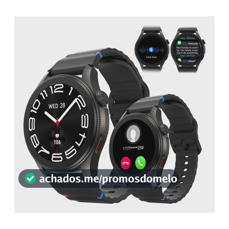 Basike 1.43'' Ia Relógio Smartwatch Redondo Masculino E Feminino Com Gps, Chatgpt,assistente De Voz, Chamadas Bluetooth, Mercado De Ações,rfc,resistência À Água 3atm, 100 + Modos De Esporte Etc.