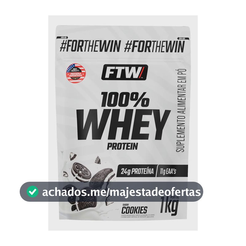 Whey Protein 100% Refil 1 Kg FTW