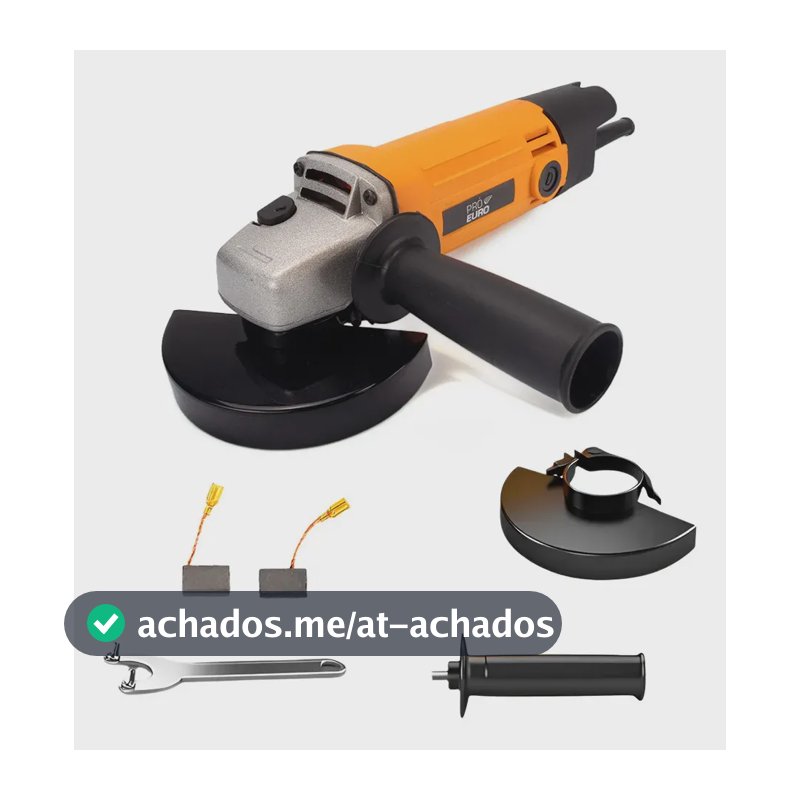 Esmerilhadeira Profissional 720w 115mm 11500rpm Pró Euro 220v