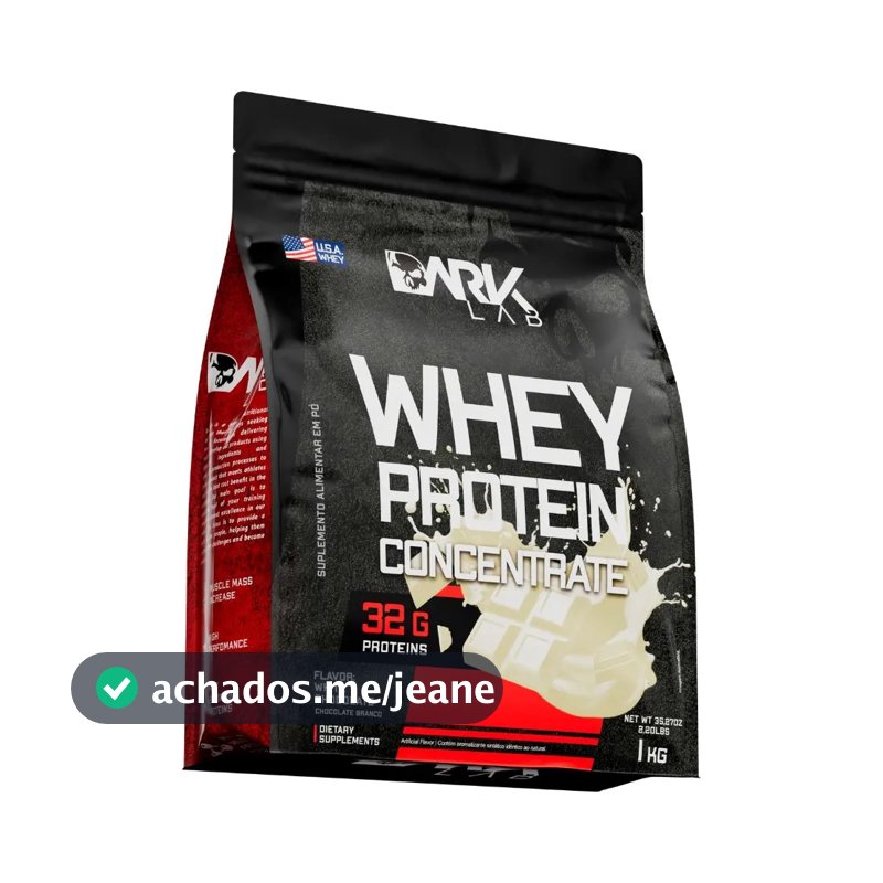 Whey Protein Concentrado 1kg Chocolate Branco Dark Lab