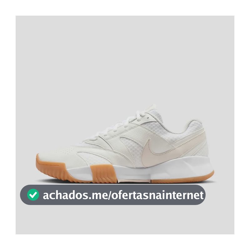 Tênis Nike Court Lite 4 Saibro Masculino Branco/rosa 39 Br