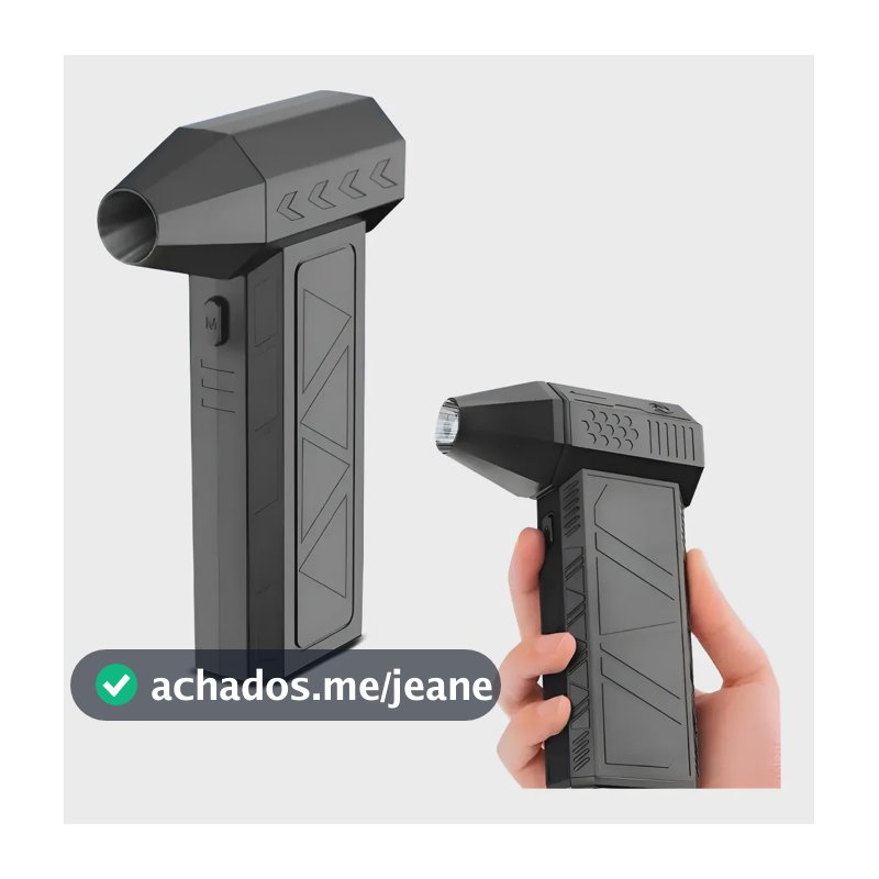 Ventilador Soprador De Ar Turbo 130000 Rpm Sem Fio Portátil Sortido
