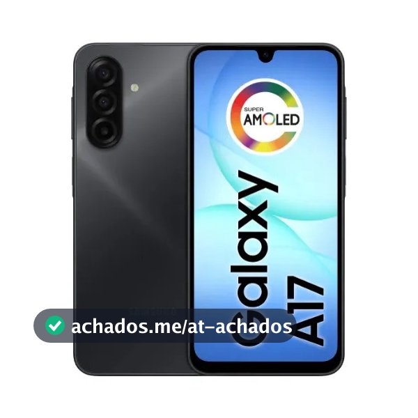 Celular Samsung Galaxy A17 Com Ia, 128gb, 4gb Ram, Câm De 50mp, Tela De 6.7", Nfc, Ip54 - Preto