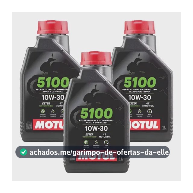 Kit Óleo Motul 5100 10w30 4t 3 Litros Motul