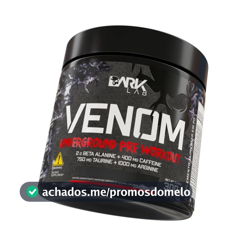 Suplemento em pó Dark Lab Venom underground Colostro sabor Mango Loko x 300g