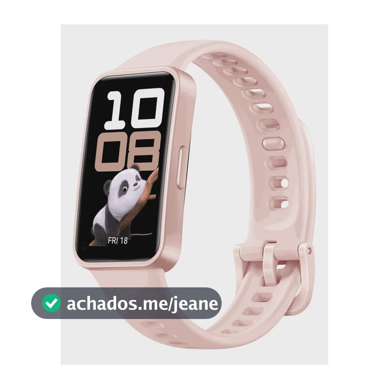 Smartwatch HUAWEI Band 10 Caixa de Polímeros Duráveis Análise do Sono em Nível Profissional Assistente de Bem-estar Emocional Relógio Smartwatch Compatível com Android e iOS Rosa