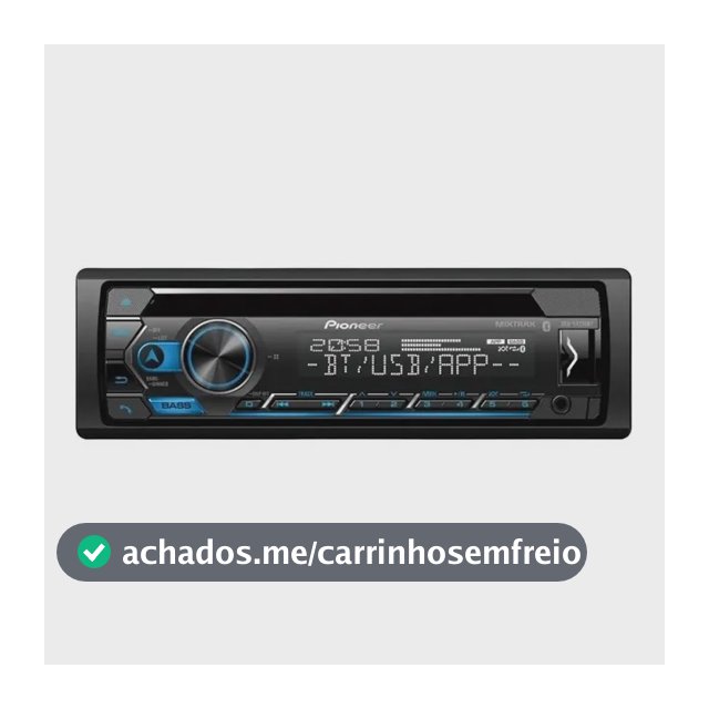 Som Automotivo Pioneer Deh S4250bt Com Usb E Bluetooth