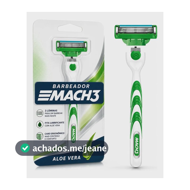 Aparelho De Barbear Gillette Mach3 Acqua-grip Sensitive