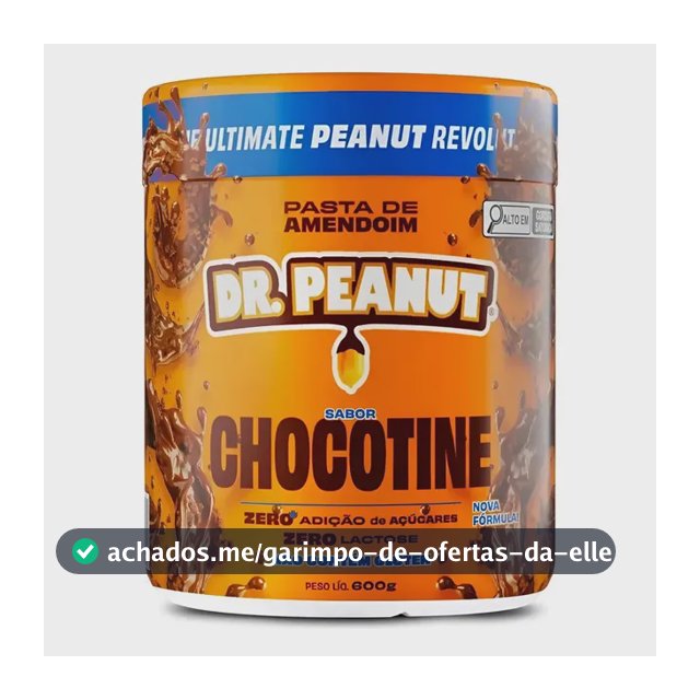 Pasta de amendoim Dr. Peanut Gourmet sabor Chocottine x 600g