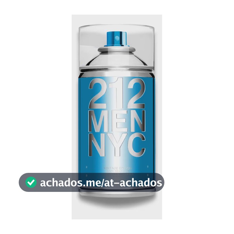 Body Spray Carolina Herrera 212 Men NYC Body Fragrance 250 ml