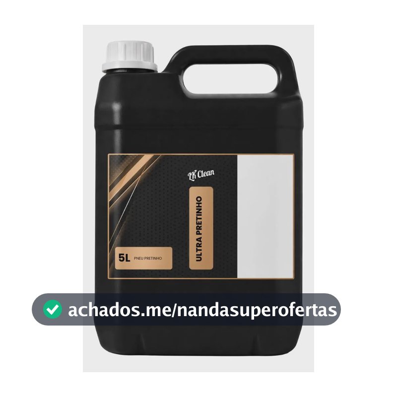 Baba De Camelo Pretinho 5 Litros Renovador Pneu Alto Brilho Tipo Baba De Camelo