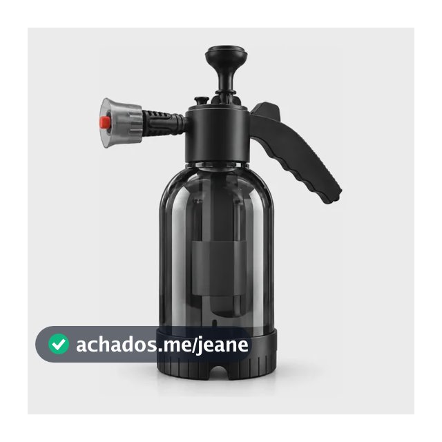 Snow Foam Lavadora Espuma Pulverizador Manual 2 Litros Preto