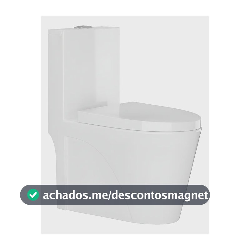 Vaso Sanitário Tubrax Monobloco VAB0002 Caixa Acoplada Completo Privada Cor Branco