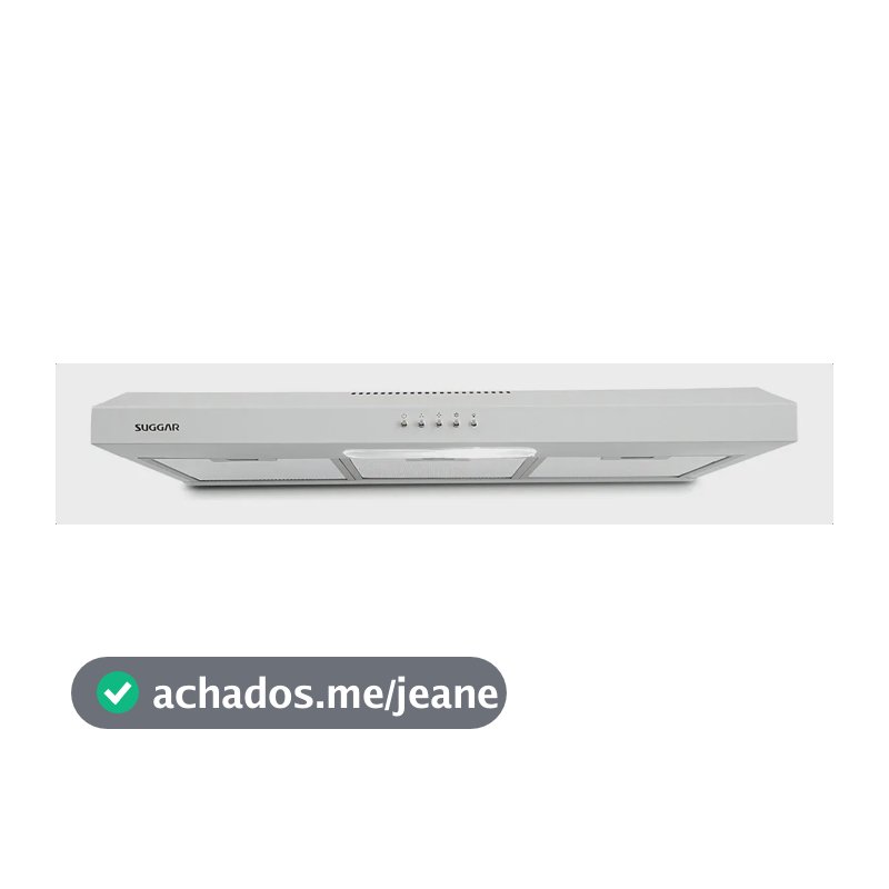 Depurador de Ar Suggar Slim Branco de parede 80cm x 8.5cm x 48cm branco DPS181BR