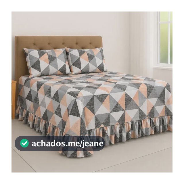 Colcha Cobre Leito Casal Queen Helena 400 Fios Toque Macio