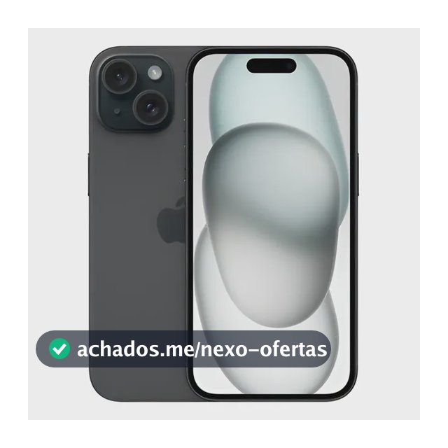 Apple iPhone 15 (128 GB) - Preto - Distribuidor Autorizado