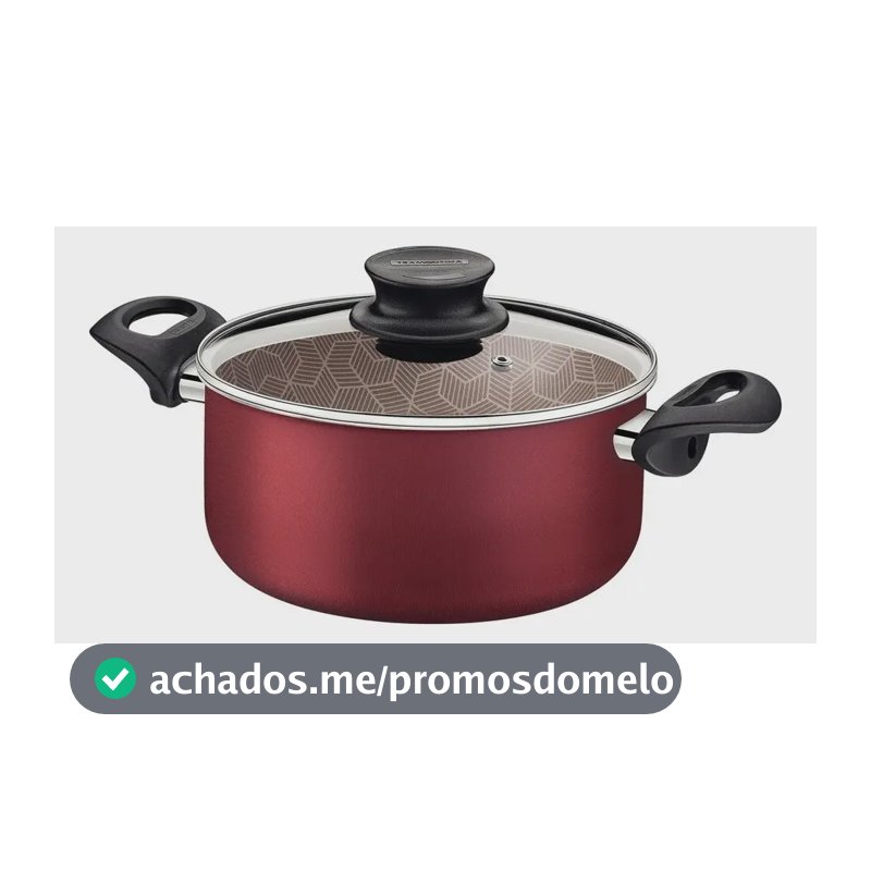 Caçarola Tramontina Antiaderente N20 Paris Starflon Max 2,9l Cor Vermelho