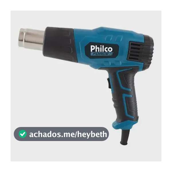 Soprador Térmico Philco Force Pst01 Azul 4 Ponteiras