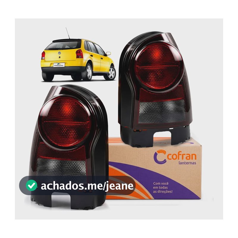 Par Lanterna Gol G4 Fume 05 06 07 08 2009 2010 2011 2012 13 Ambos Lados Fumê