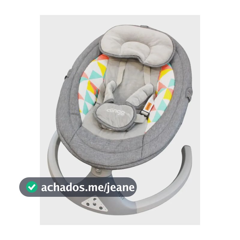 Cadeira De Descanso Balanco Eletrica Bebe Clingo Automatica