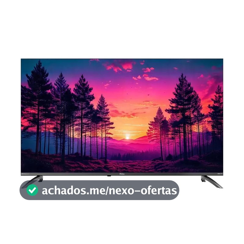Smart TV Philco 50" Polegadas 4K UHD Roku TV HDR10 Dolby Audio WiFi P50CRB