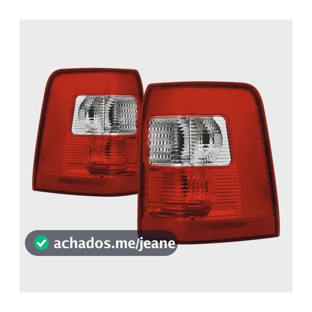 Lanterna Ecosport 2004 2005 2006 2007 Cristal Vermelha