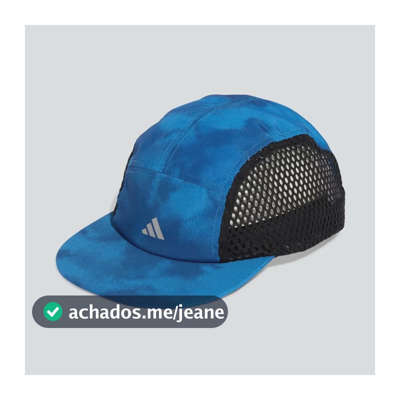 Boné adidas Running Azul Estampado Jz0618 - 2026 Azul G/gg