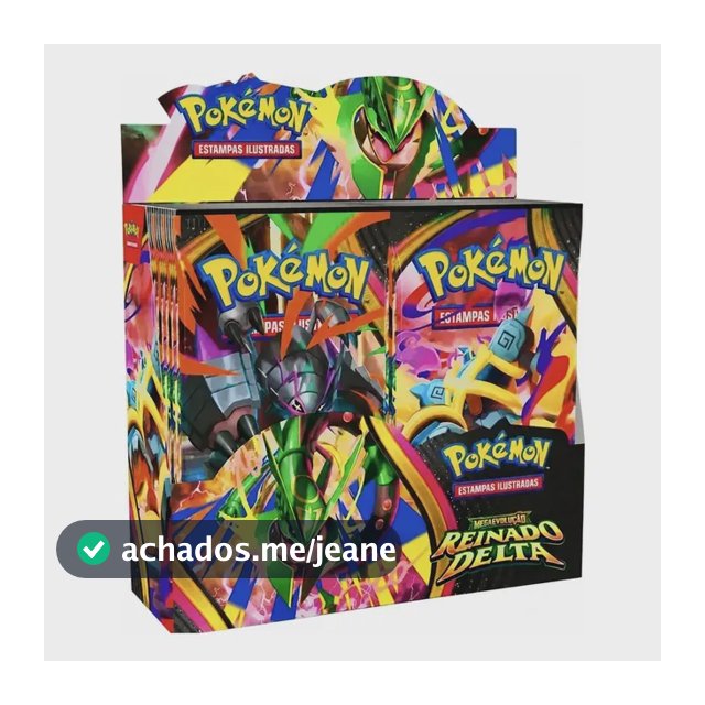 Booster Box Pokémon Reinado Delta 36 Boosters Português Lacr Português