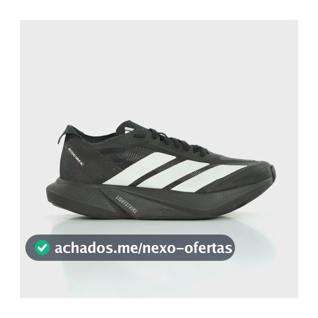 Tênis adidas Adizero Corrida Energy Drive Rc Leve Rods Preto Preto 36 Br