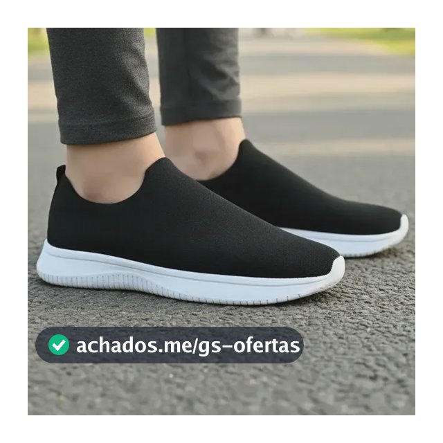 Tênis Feminino Sem Cadarço Calce Fácil Confortável Casual