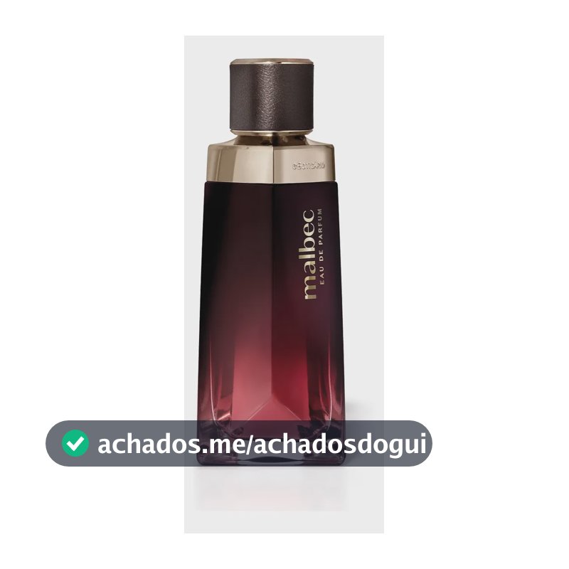 Malbec Eau De Parfum O Boticário Masculino Original 90ml