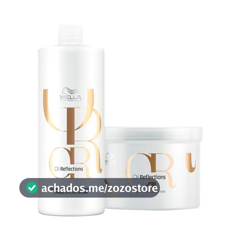 Kit Wella Professionals Oil Reflections Shampoo E Máscara