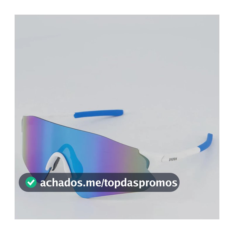 Óculos De Sol Okdok T-vision Branco E Azul
