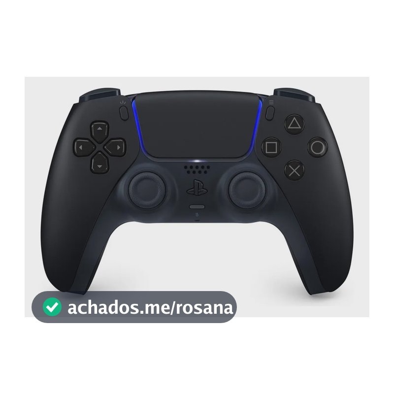 Controle Joystick Sem Fio Sony PlayStation 5 DualSense Midnight Black