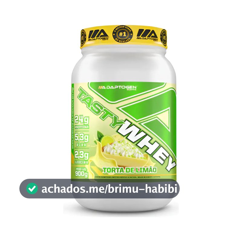 Whey Protein Adaptogen Tasty de Torta de Limão 900g
