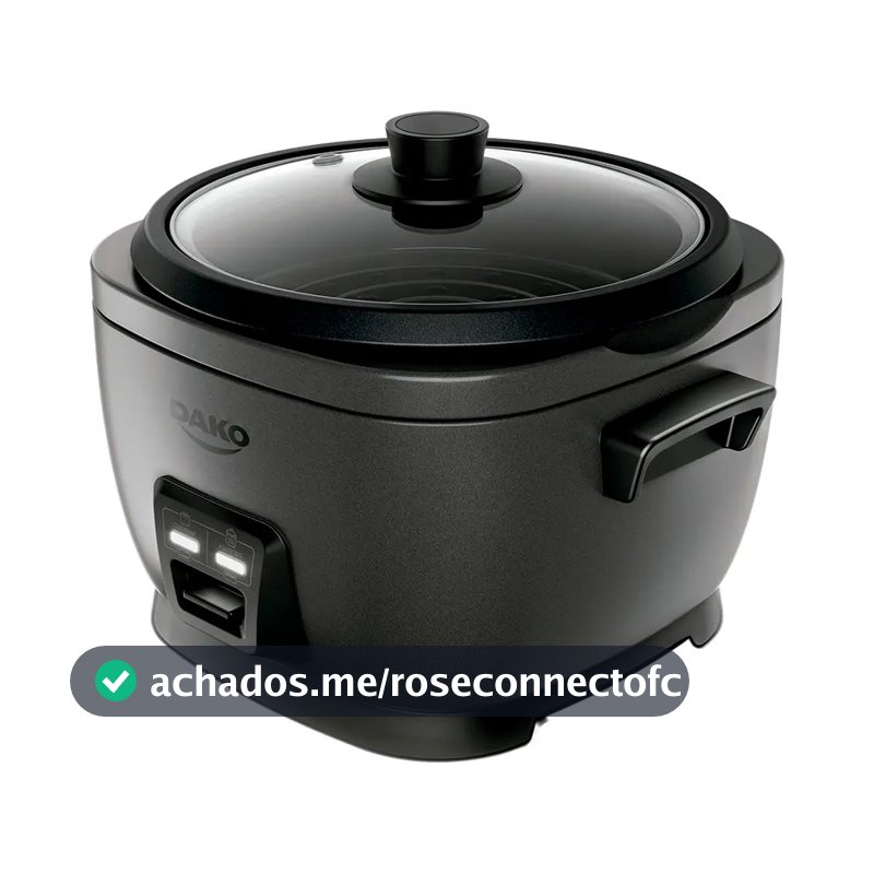 Panela De Arroz Elétrica Dako 700w Com 4 L 10 Xícaras Cinza Cor Cinza-escuro Frequência 60 Hz