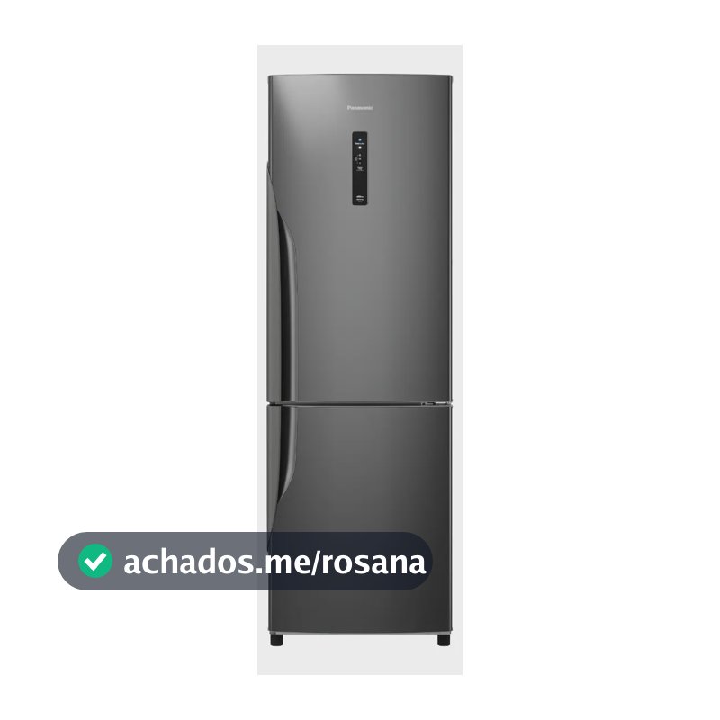 Refrigerador Panasonic 407l Titanio Nr-bb41pv2t Titânio