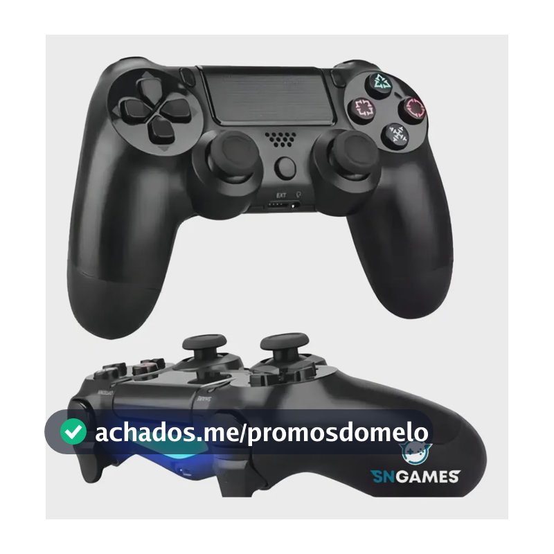 Controle Sem Fio Manete Bluetooth Joystick Para PS4 Tv Smart Samsung Pc Vídeo Game Celular com P2