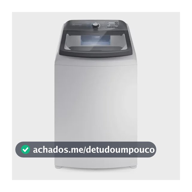 Lavadora de roupas Electrolux Efficient Lee18 18kg com cesto inox 127