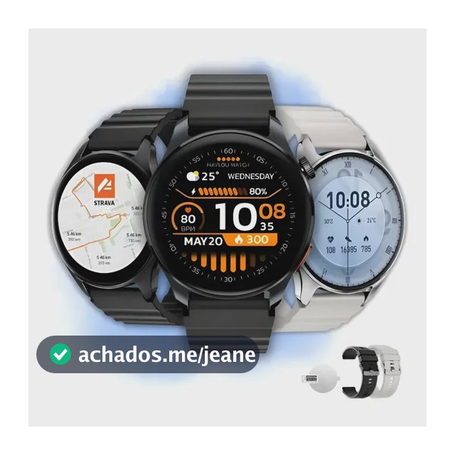 Relógio Smartwatch Haylou Watch 4s Tela Amoled De 1.43 Gps