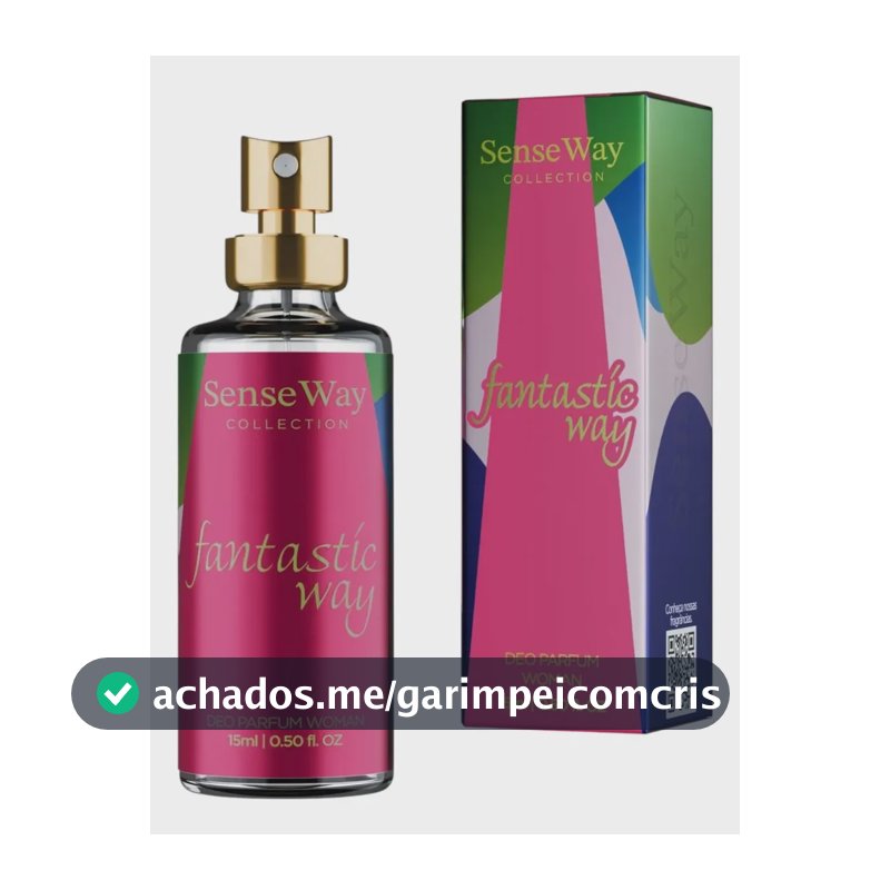 Perfume Deo Colônia Feminino Fantastic Way 15ml Frutado